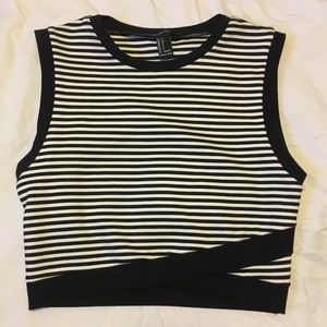 f21 knit crop-top
